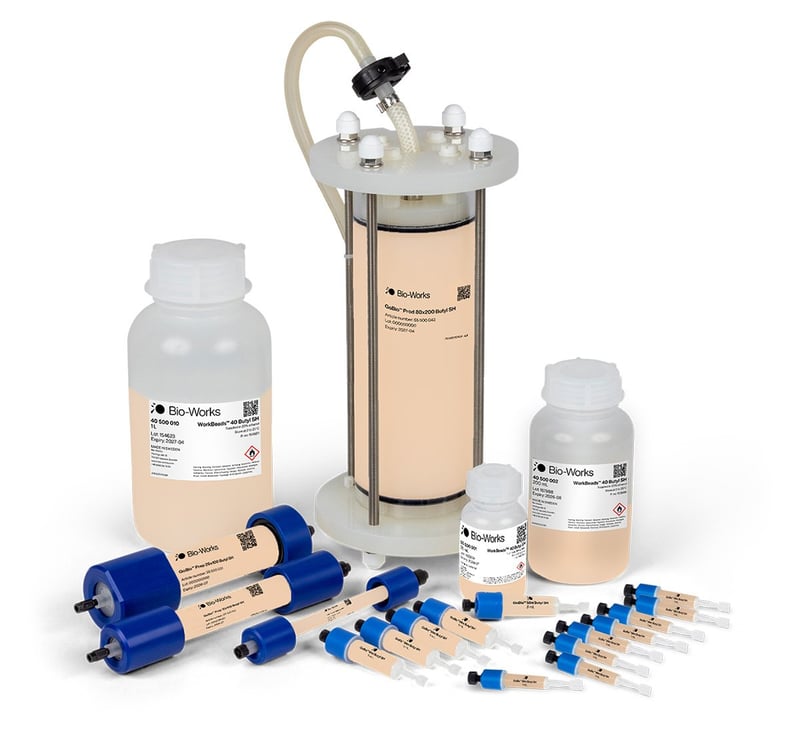Hydrophobic interaction chromatography (HIC) resins BioWorks